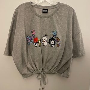 BT21 gray T-shirt